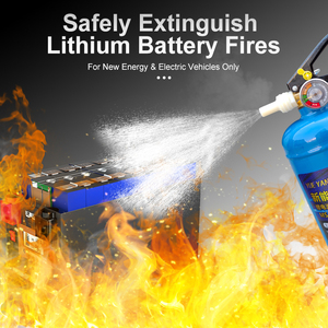 Estintore per batterie al litio da 2L, 3L, 6L per stazioni di ricarica EV - Soppressione incendi per batterie agli ioni di litio - Product Image 3