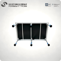 Foresight vend une table de DJ pliable en alliage d'aluminium de haute qualité avec hauteur réglable et capacité de charge lourde