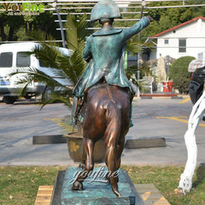 Statues <span class=keywords><strong>de</strong></span> soldats Napoléon et <span class=keywords><strong>de</strong></span> chevaux en bronze grandeur nature pour la décoration extérieure - Product Image 2