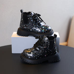 Botas de Invierno Personalizadas al por Mayor para Niñas, <span class=keywords><strong>con</strong></span> Lentejuelas, Multicolores, <span class=keywords><strong>con</strong></span> Cordones y Cremallera, Antideslizantes, Casuales, para Fiestas - Product Image 6