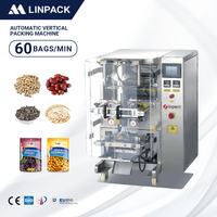 Machine d'emballage verticale automatique pour le remplissage et la fermeture de sachets à scellage arrière pour fruits secs et snacks