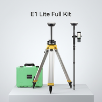 Récepteur GNSS RTK E1 Lite 1408 canaux avec IMU IP68 -40~65°C Température d'exploitation UHF/Bluetooth/WiFi