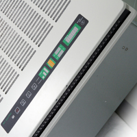 Purificateur d'air commercial monté au plafond à haut débit d'air, grand volume d'air, filtration électrostatique multi-couches ESP, économie d'énergie