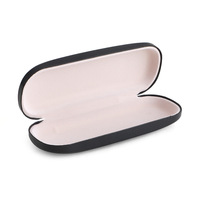 Étui à lunettes de soleil en microfibre de haute qualité PU tissu plastique velours avec Logo en relief lumière étui à lunettes de protection boîte pour le stockage