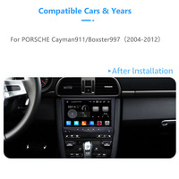 DSP pour Porsche Cayman 911 997 Boxster 987 Lecteur multimédia Android Auto Navigation GPS Stéréo Carplay Autoradio 2Din