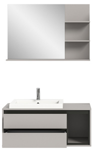 Design tedesco moderno lavello singolo mobile da bagno X82C4B01 organizzatore/supporto moderno Design tedesco set da bagno - Product Image 4