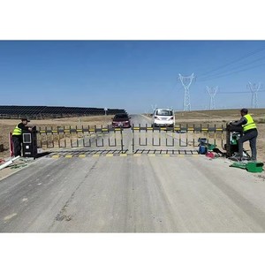 <span class=keywords><strong>Barrera</strong></span> de Tráfico Automática de Barra Recta, 24V CC, Duradera, con Energía Solar - Product Image 3