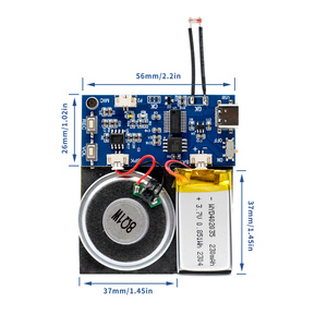 Módulos <span class=keywords><strong>de</strong></span> Sonido Programables <span class=keywords><strong>de</strong></span> Alta Calidad, Módulo <span class=keywords><strong>de</strong></span> Voz Descargable por USB con Control <span class=keywords><strong>de</strong></span> Luz y Función <span class=keywords><strong>de</strong></span> Grabación para Caja <span class=keywords><strong>de</strong></span> Regalo - Product Image 1