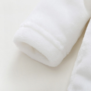 Vêtements de boutique pour enfants en gros en ligne, ensembles de pyjamas en flanelle à franges mignons pour l'hiver, 3 pièces pour bébé - Product Image 3