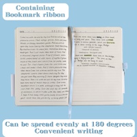 Bonne vente cahier de Journal en cuir imprimé bleu bloc-notes personnalisé Chine cahier à feuilles mobiles