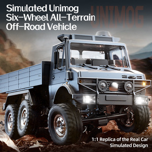 C8823 Modelo de Simulación Unimog, Coche 6WD con Amortiguador Proporcional Completo, Coche RC de Metal con Control Remoto, Carga USB, para Expertos - Product Image 2