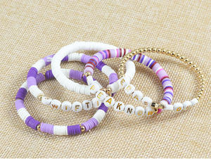 Pulseras de la Amistad con Cuentas de Colores Estilo Bohemio, con Letras de Fearless, Evermore, <span class=keywords><strong>Antihero</strong></span>, Reputation y Taylor Swift, Gran Venta - Product Image 6