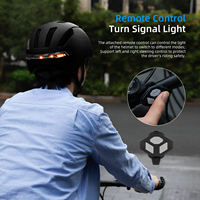 Casque intelligent avec télécommande sans fil et feux LED avant et arrière, pièce M365 pour équipement connecté et clignotants de conduite