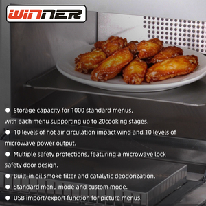 Commercial Compact High Speed Convection <b>Microwave</b> Toaster Oven for Bakery EOA-1S High Speed Cooking Rapid Heating for Quick Mea - Product Image 4