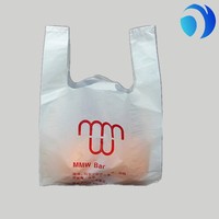 HDPE alimentaire T-shirt sac PLA PBAT supermarché gilet Shopping légumes Fruits paquet sac couleur impression personnalisation PE plastique