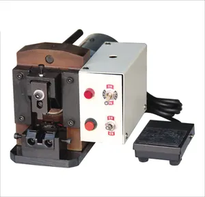 Semi-automatic rj45 connector wire cable crimping machine press terminal applicator crystal head machine