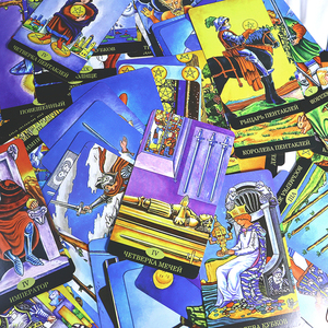 Заводской заказ компас таинственный Платиновый Таро настольные игровые карты экологически чистый портативный дизайн оптом - Product Image 4