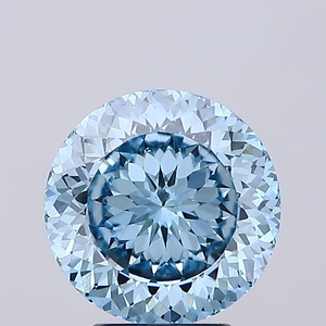 Diamante Elite Azul Intenso, Corte Portugués, Cultivado en Laboratorio CVD, Certificado IGI, VVS, Diamante Suelto, Brillo Radiante, Joyería Premium - Product Image 3