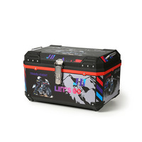 Boîte à bagages arrière pour moto JH-022 PP, universelle pour scooter et véhicule électrique, étanche et résistante à la pression