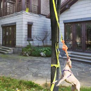 Retractable Interactive Dog Toy Rope Tug of War Toys for Medium or Large Dogs, Outdoor Hanging Exercise Play Tug War, - Product Image 1