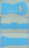 GAIA Plaque de fixation pour fracture de la cheville en polymère PCL basse température, feuille de plâtrage 3,2 mm d'épaisseur 90x60cm respirante