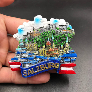 Magneti per Frigorifero in Resina Personalizzati Germania, Dubai, Italia e Corea del Sud, Magnete Creativo 3D in Resina Pozzo dei Desideri di Berlino - Product Image 3