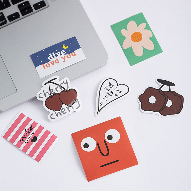Wholesale Custom Die Cut Stickers Customized Laptop Stickers Waterproof Vinyl Cute Decorative Sticker With Logo