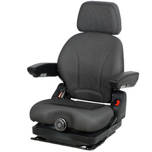 Siège de chariot élévateur universel confortable en PVC avec suspension, ceinture de sécurité, certifié CE/ISO, dossier réglable (70/30), capacité 50-130 kg - Product Image 3