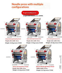 เครื่องทำพาสต้าอเนกประสงค์สแตนเลส 220V เครื่องทำเส้นก๋วยเตี๋ยวไฟฟ้าเชิงพาณิชย์ อุปกรณ์กดแป้งอัตโนมัติ สำหรับ H - Product Image 5
