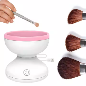 Limpiador eléctrico de brochas de maquillaje de silicona, precio de fábrica, cepillo automático cosmético, Spinner, lavado y seco, limpiador de brochas de limpieza profunda - Product Image 2