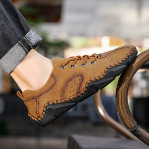 Giày Thể Thao Nam Phong Cách Đi Bộ Cơ Bản Giày Thường Ngày Thoáng Khí Da Thật Bán Chạy Cho Nam - Product Image 6