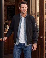 Blouson Bomber Léger Homme Coupe-Vent Décontracté Zippé Printemps Automne Streetwear avec Poches Vente en Gros OEM en Vrac