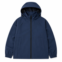 Blouson bomber coupe-vent léger camouflage à capuche unisexe, respirant, entièrement zippé, plusieurs couleurs, logo personnalisé
