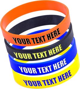 Pulsera de Silicona Ecológica con Logotipo Personalizado, Brazalete de Goma para Eventos y Festivales, Empaquetada en Bolsa - Product Image 1