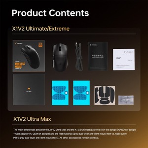 <span class=keywords><strong>Souris</strong></span> sans fil tri-mode légère ATK Blazing Sky X1 V2 Series Esports pour le jeu et l'e-sport, personnalisable - Product Image 6