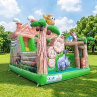 Château gonflable pour enfants sur le thème de la jungle WINSUN, château gonflable pour enfants, château gonflable pour enfants, maison de rebond gonflable