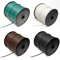 Kabel Listrik UL Listed 18AWG SPT-2 300V Hijau Paralel 41 Untaian Tembaga Berlapis PVC untuk Lampu Natal 1000FT