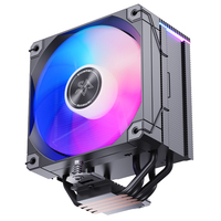 Refroidisseur de processeur SNOWMAN MT4V4 à profil haut, 4 caloducs, ARGB 5V 3PIN LED, logo supérieur, refroidissement par air pour processeur et radiateur de PC de jeu