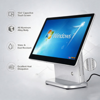 Sistema de Punto de Venta (POS) Todo en Uno con Pantalla Táctil Inteligente de 15.6 Pulgadas para Escritorio, Precio al por Mayor