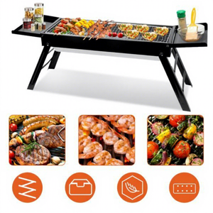 Parrilla Portátil Plegable Modelo D0100HAJZKG para Acampar al Aire Libre, Fiestas en el Patio, Picnics, Brochetas de Cordero - Product Image 1