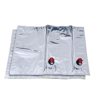 Sac à bavette aseptique en aluminium de 1 à 220l dans une boîte de vin Sac d'emballage pour boissons liquides, café et boissons de 3l 5l 20l avec robinet distributeur dans une boîte
