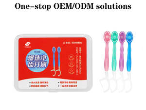 Brosse à dents jetable portable 5 en 1 avec perle d'éclatement Technologie d'une brosse Poils moyens Outil de soins dentaires pratique - Product Image 4