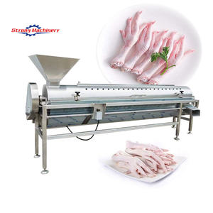 Línea de procesamiento de pies de pollo Juego completo Máquina peladora de pies de pollo Línea de producción automática de pies de pollo - Product Image 5