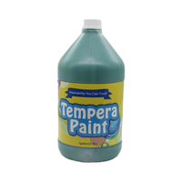 Peinture Tempera Lavable et Sûre de 1 gallon 3,8 L en Gros Différentes Couleurs pour Papier Peinture sur Toile pour l'Eau de la Maison