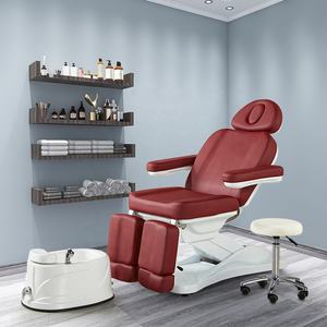Mobilier moderne de salon de spa Cosmétique 2 moteurs électriques Lit d'esthéticienne <span class=keywords><strong>Esthétique</strong></span> Podologie faciale Chaise de <span class=keywords><strong>pédicure</strong></span> de tatouage - Product Image 1