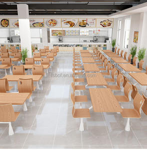 Muebles de restaurante baratos, cafetería escolar, comida rápida, juego de mesa y silla de catering, <span class=keywords><strong>mesas</strong></span> y sillas de comedor del campus - Product Image 1