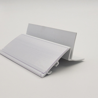 Étiquettes adhésives transparentes personnalisables en PVC blanc de qualité alimentaire, respectueuses de l'environnement, bandes de données de prix pour supermarchés