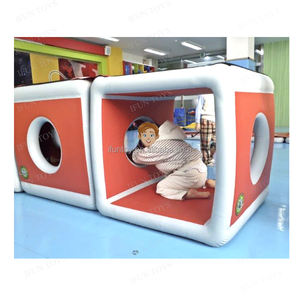 Parque de Trampolines Americano de Parkour, Obstáculo Ninja con Tecnología Drop Stitch, Equipo Inflable Interior para Circuitos de Obstáculos - Product Image 6