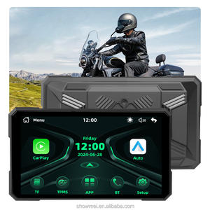 Pantalla Inalámbrica Táctil de 5 Pulgadas con Bluetooth, TPMS, Resistente al Agua IP67, para Motocicleta, con Carplay, Android Auto, GPS y Navegación - Product Image 1