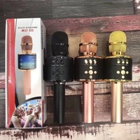 Microphone de karaoké sans fil Bluetooth Tai Li MD01 avec lumières LED, portable, à condensateur, promotionnel, prix abordable, modèle 2019, vente chaude